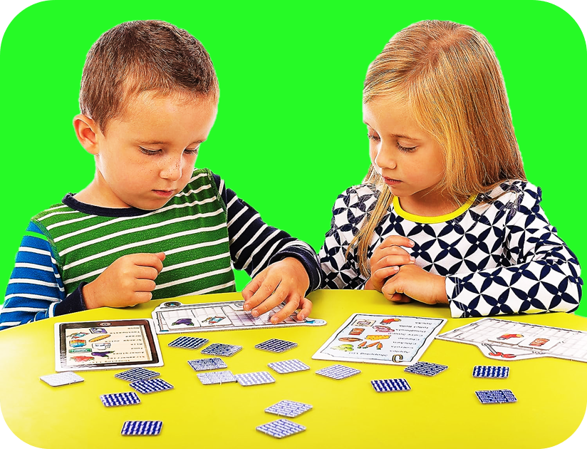 Two 3 Years Old Playing Card Game