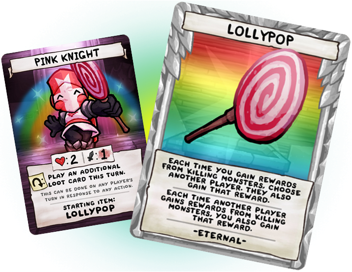 Pink Knight=lollypop