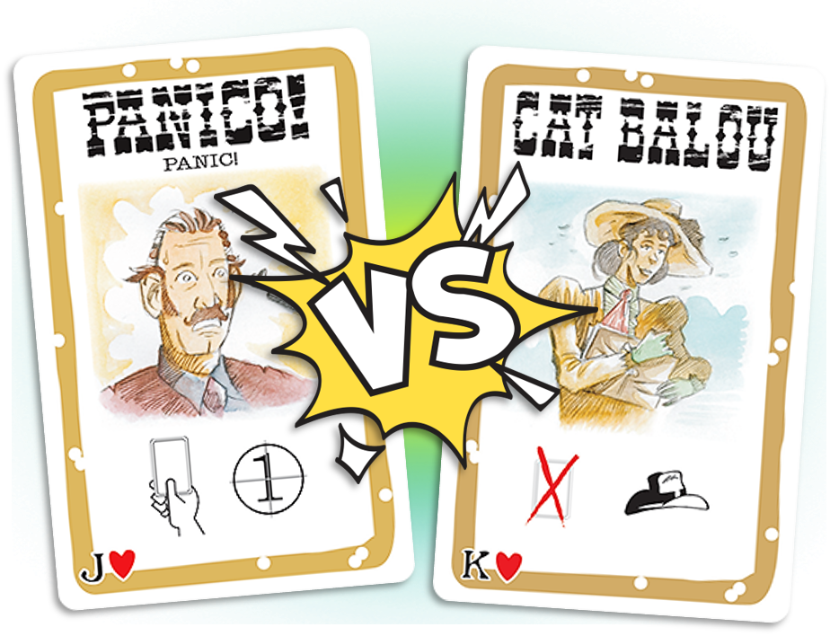 Panic! Vs Cat Balou Cards
