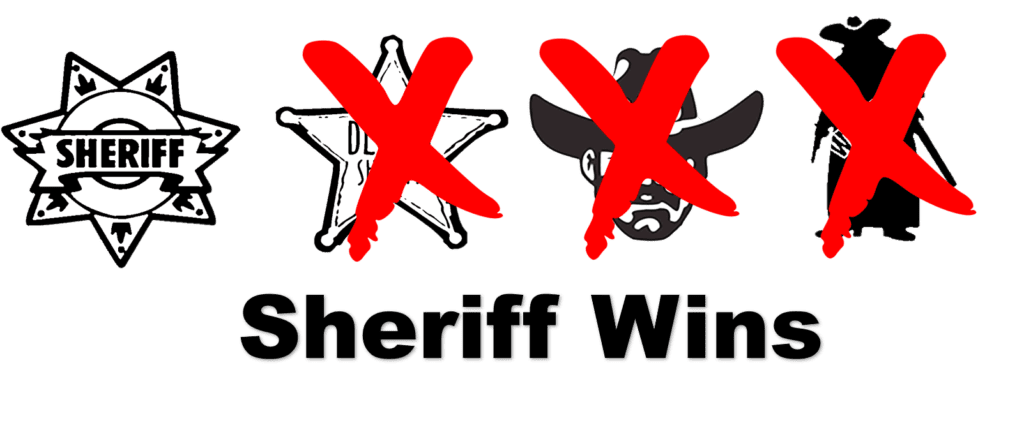 Sheriff Wins