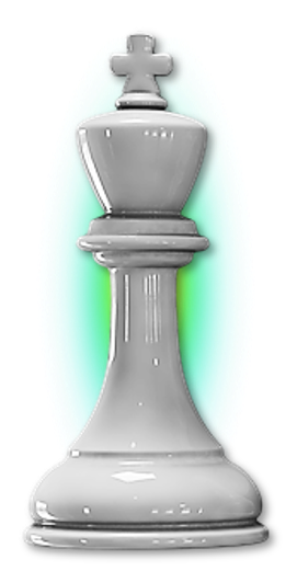 White King Chess Piece