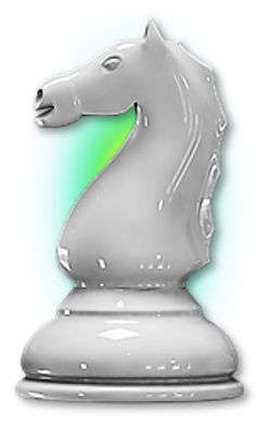 White Knight Chess Piece